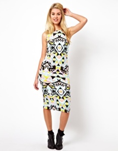 Glamorous Midi Dress In Geo Swirl from ASOS: £20